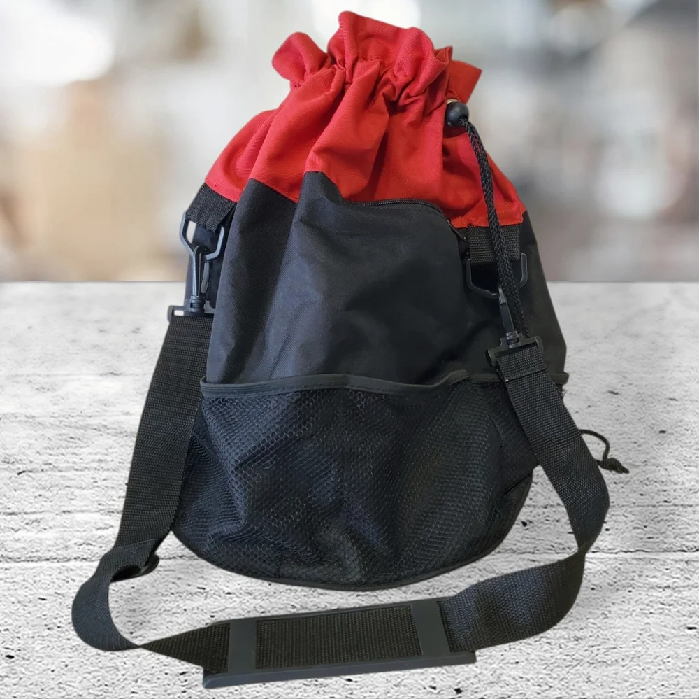 Disney Cruise Line Castaway Club Beach Shoulder Bag Travel Tote Red Black Unisex